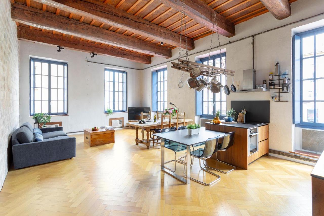 Sunny Stylish Spacious Loft In Old-Port Marseilles Buitenkant foto
