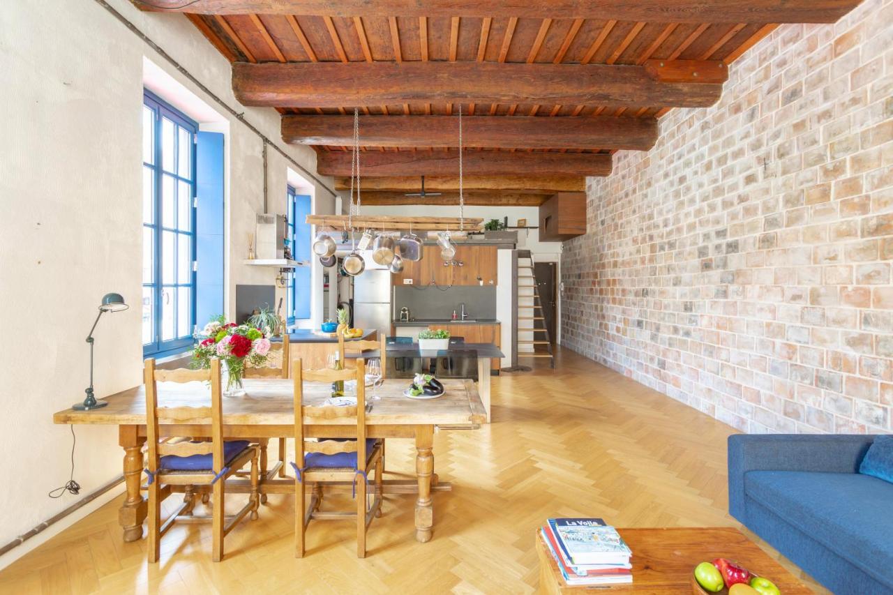 Sunny Stylish Spacious Loft In Old-Port Marseilles Buitenkant foto